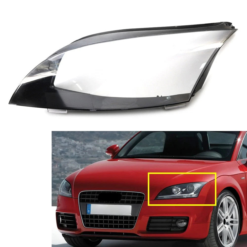 Left Headlight Lens Lampshade Indicator Lamp Cover For Audi TT Roadster 2008-14