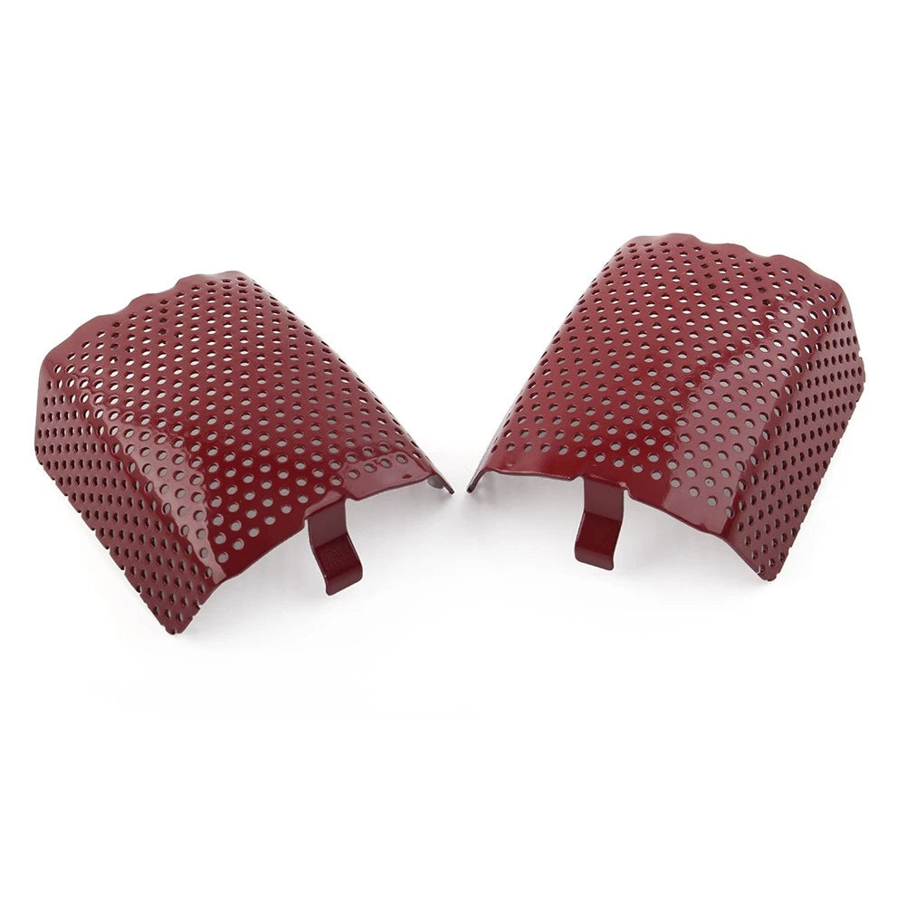 2Pcs Steel Front Caliper Screen Inserts For Harley V-Rod & Touring 06-19