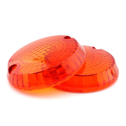 2pcs Turn Signal Lens Cover For Kawasaki Vulcan 1500 Classic Mean Streak Amber