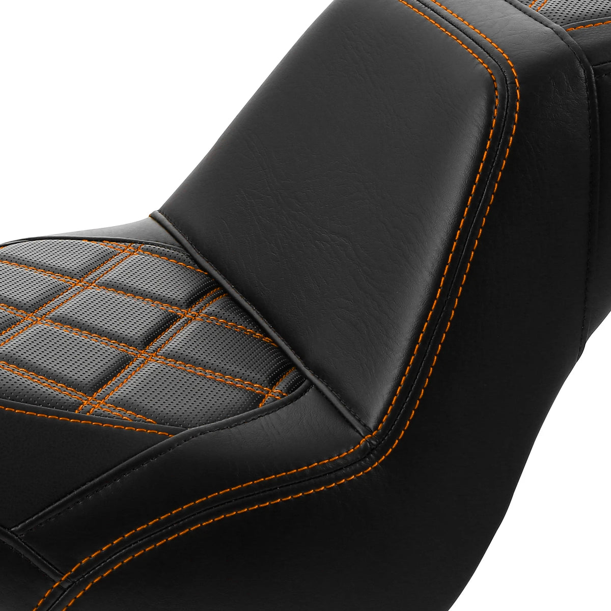 Driver Passenger Gel Seat For Harley Softail Standard Street Bob FXBB 2018-Up US