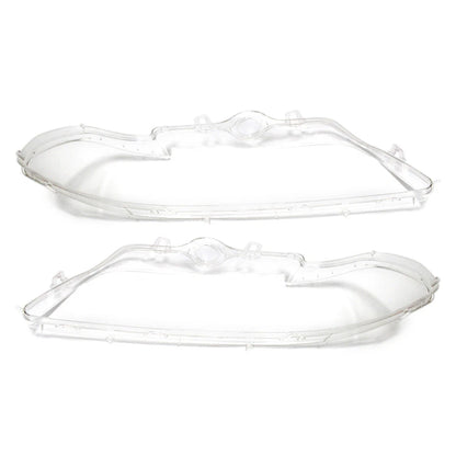 Front Headlight Lens Shell Cover Replacement For BMW 5 Series E39 2001-2003 PAIR