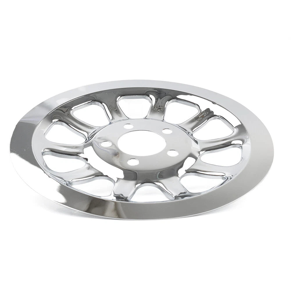 Outer Rear Pulley Cover Insert For Harley Softail Fat Boy FLST FXST Chrome Motor