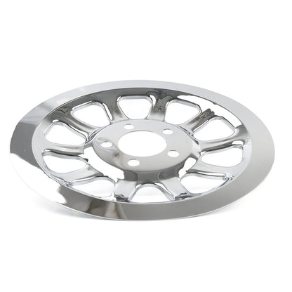 Outer Rear Pulley Cover Insert For Harley Softail Fat Boy FLST FXST Chrome Motor