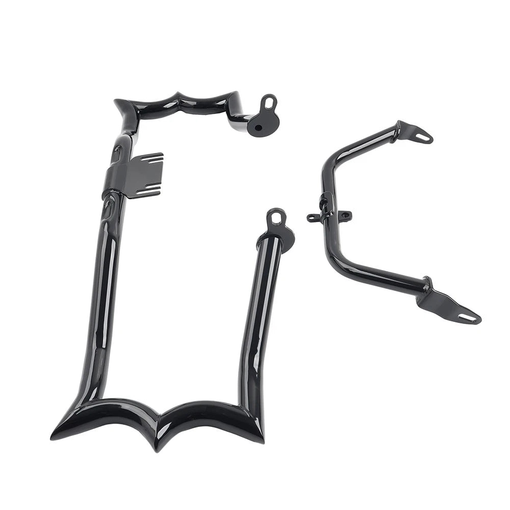 Gloss Highway Engine Guard Crash Bar Fairing Support For Harley Road Glide 15-23