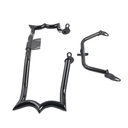 Gloss Highway Engine Guard Crash Bar Fairing Support For Harley Road Glide 15-23