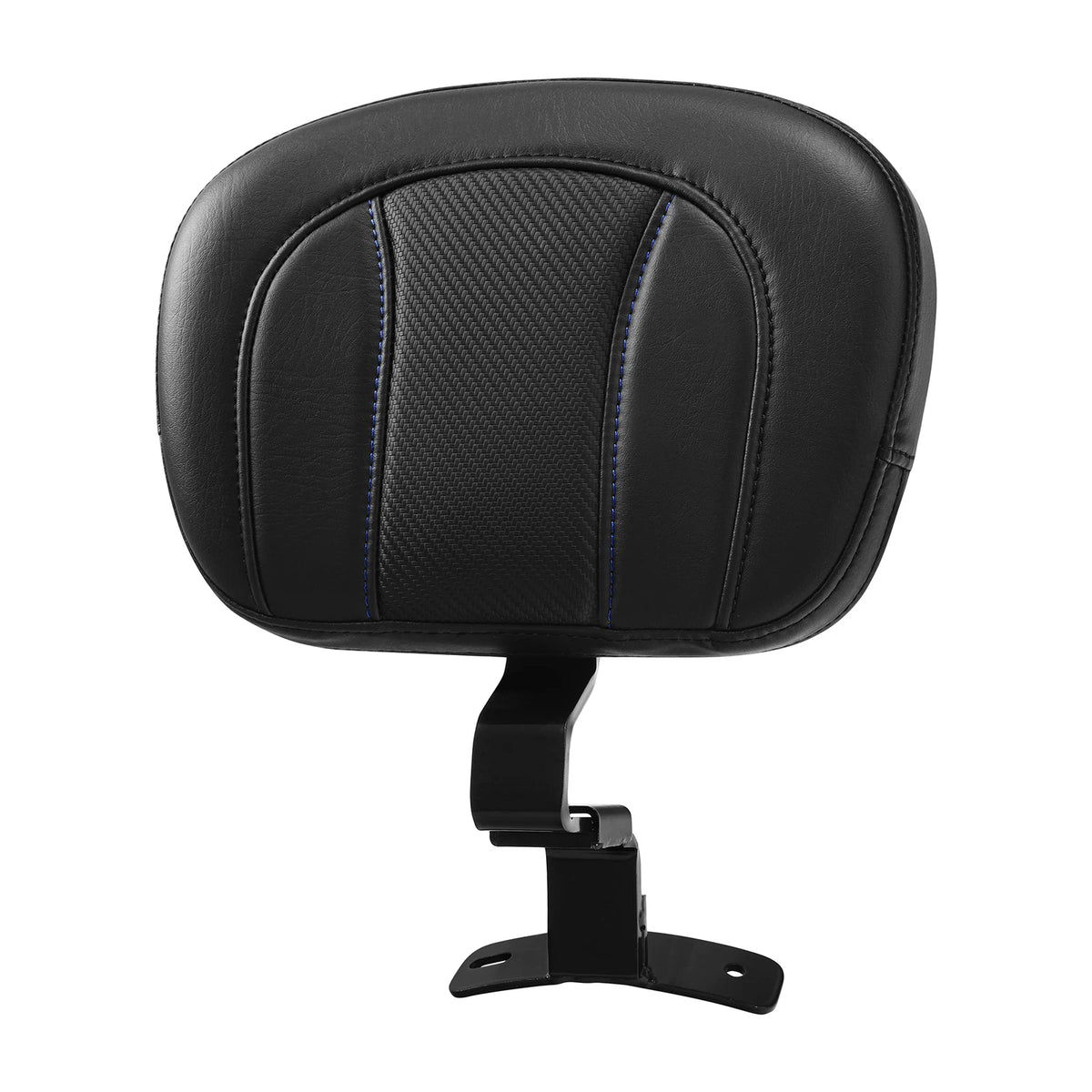Black Driver Rider Backrest Pad Fit For Harley Road King Street Glide 2009-2023