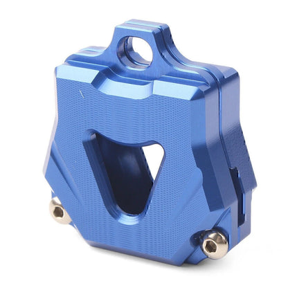 1x CNC Motor Key Shell Case Cover For Yamaha YZF R1 MT10 FZ07 FJ-09 XSR700 Blue