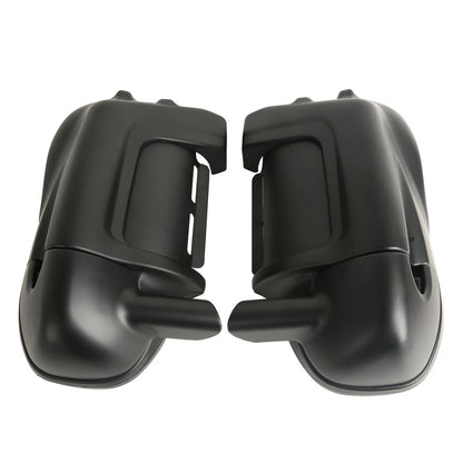 Matte Black Lower Vented Leg Fairings Glove Box For Harley Touring Models Glide