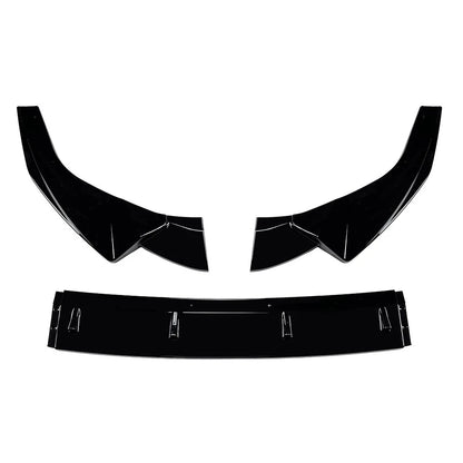 Glossy Black Front Bumper Splitter Spoiler Lip For Audi A5 Sline S5 8W6 2020-24