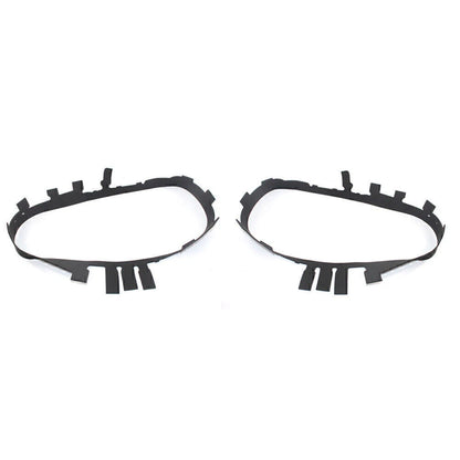 Pair Headlight Lens Trim Gaskets Replacement Left & Right for Corvette C6 05-13