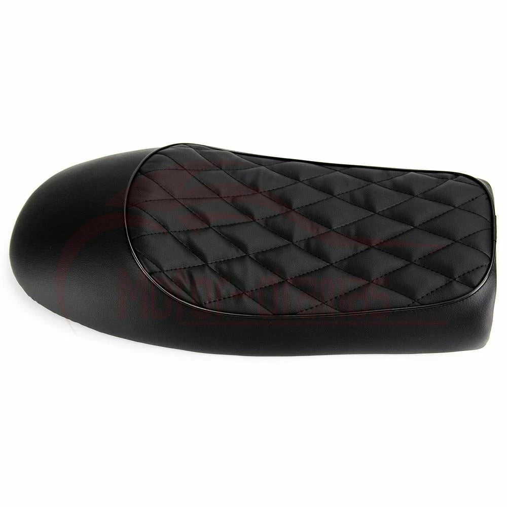 Universal Motorcycle Cafe Racer Seat Flat Brat Saddle For Honda Suzuki Yamaha