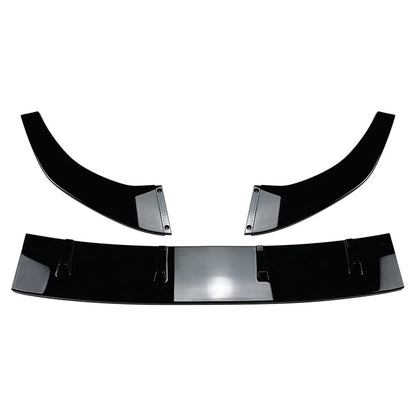 3xFront Splitter Spoiler Lip Body Kit For VW Golf MK8 GTD GTE R-Line 20+