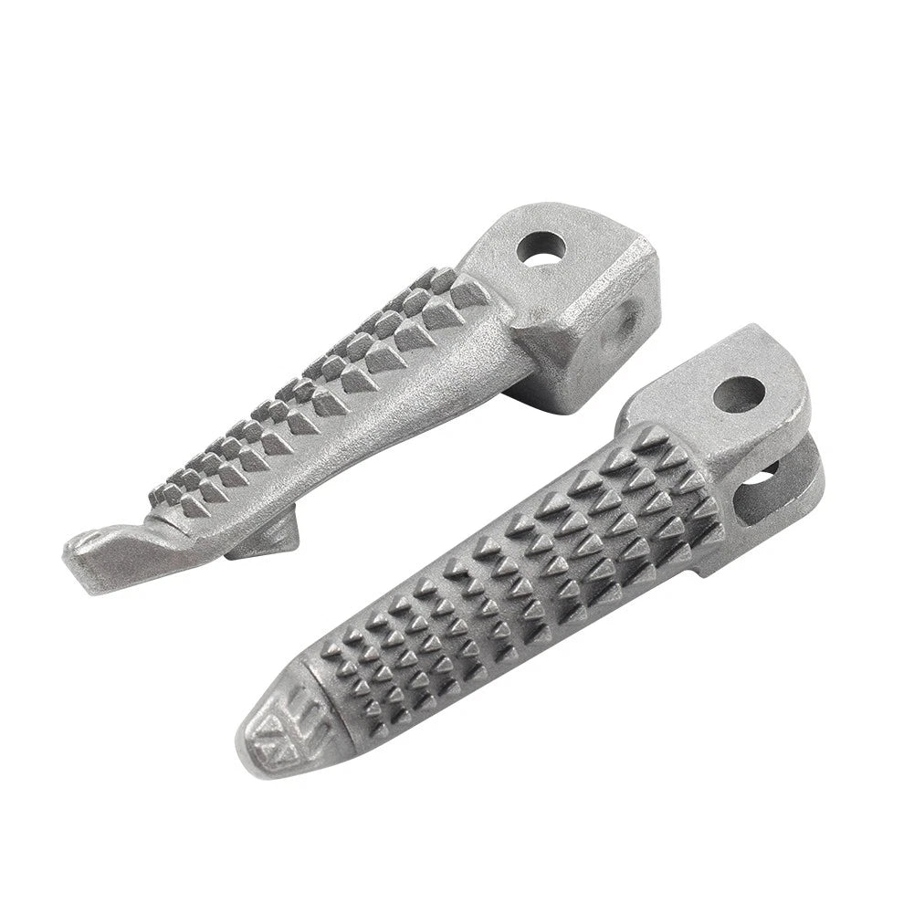 Front Driver Foot Pegs FootrestsPedals For Kawasaki Ninja 400 18-24 Z400 19-24