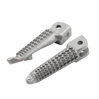 Front Driver Foot Pegs FootrestsPedals For Kawasaki Ninja 400 18-24 Z400 19-24