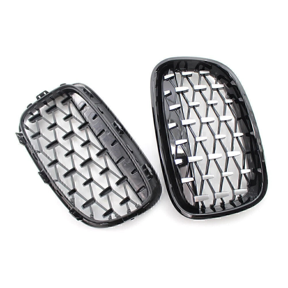 Front Black Grille Chrome  Meteor Latest Style Fit BMW 1 Series F20 F21 11-14