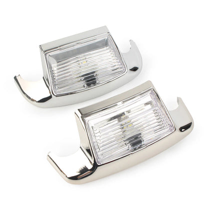 Fender Tip Light Front & Rear For Harley Davidson FLHT FLT FLHS FLHR White Lens