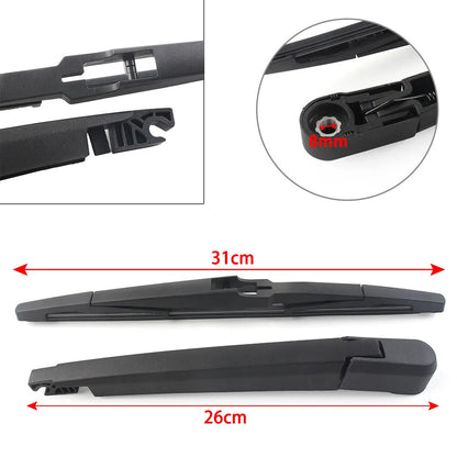 Rear Windshield Wiper Arm Blade Set For Hyundai Tucson For Kia Rio Sorento USA