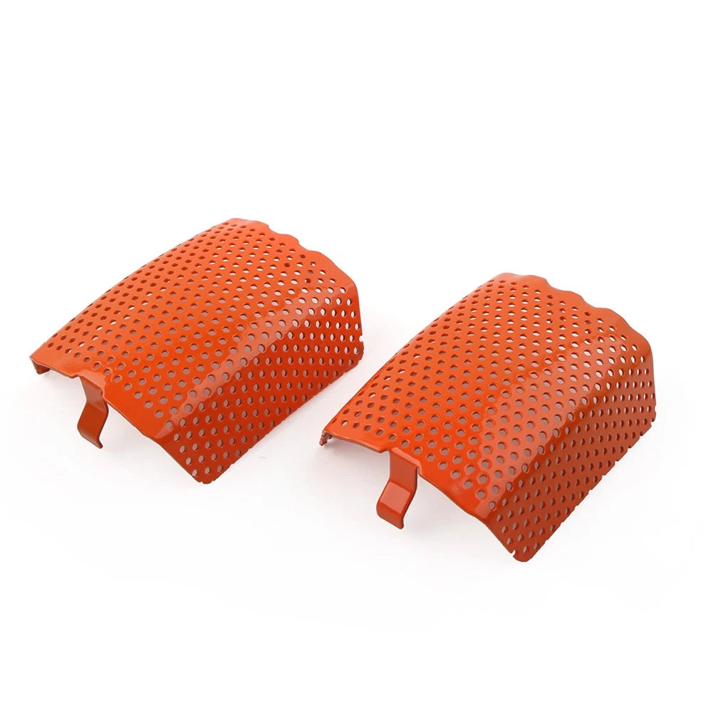 Front Caliper Screen Inserts Orange Fit Harley V-Rod & Touring 2006-2019 US 2Pcs