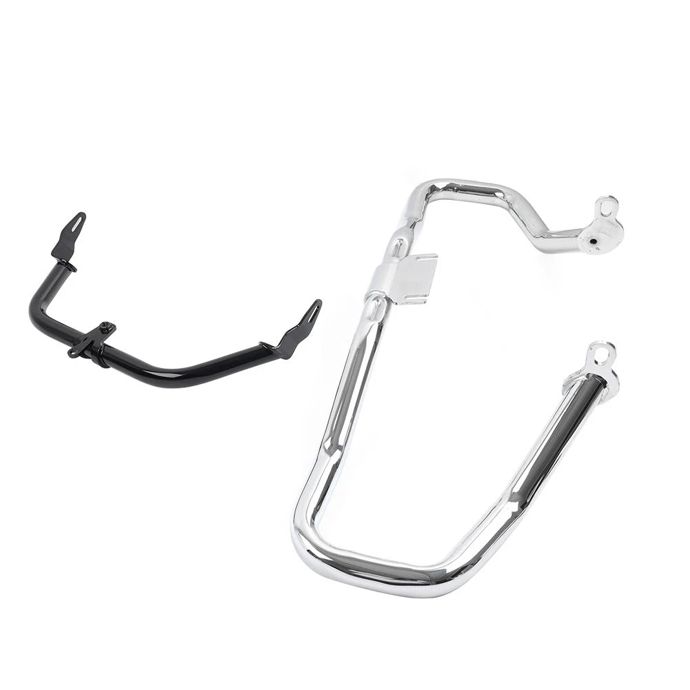 Chrom Engine Crash Bar Fairing Support Bracket For Harley Road Glide FLTRX 15-23