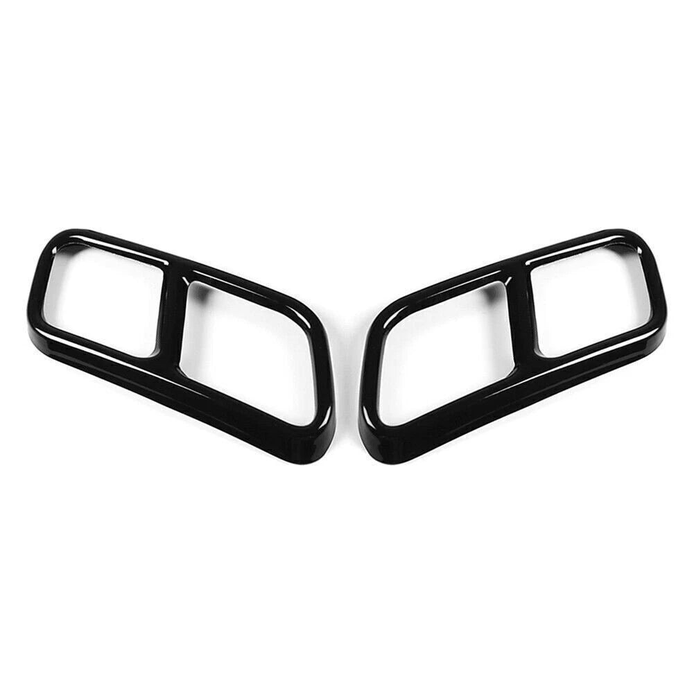 Exhaust Muffler Pipe Tip Tailpipe Cover Trim Fit Benz S Class W221 W222 10-17