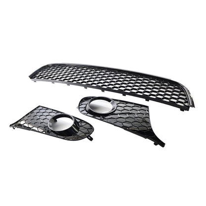 Honeycomb Front Lower Bumper Mesh Grille Fog Light Grill For VW Golf/Jetta MK6
