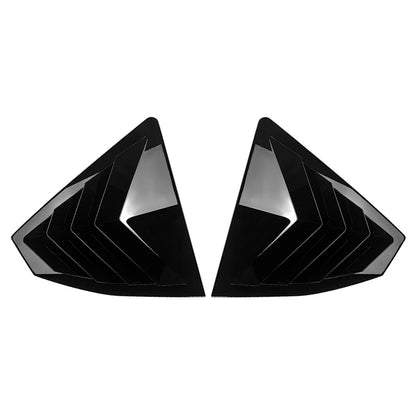 Rear Window Louver Cover Trim Glossy Black For Subaru WRX STI VB 2022-2025