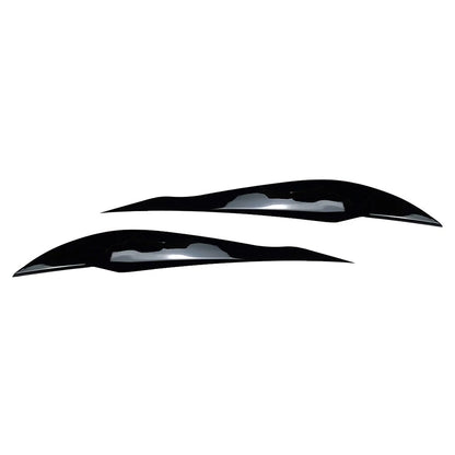 2 Pcs Car ABS Headlight Eye Lid Eyebrow Cover For BMW 3 Series F30 F31 2013-2018