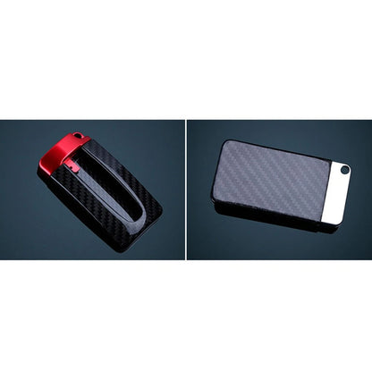 Remote Smart Key Fob Shell Case Red Fit Nissan Altima Armada GT-R Carbon Fiber