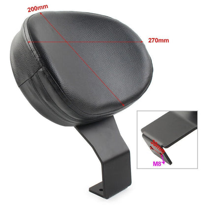 Motorcycle Driver Backrest Cushion Pad For Suzuki Boulevard C50 VL400 VL800