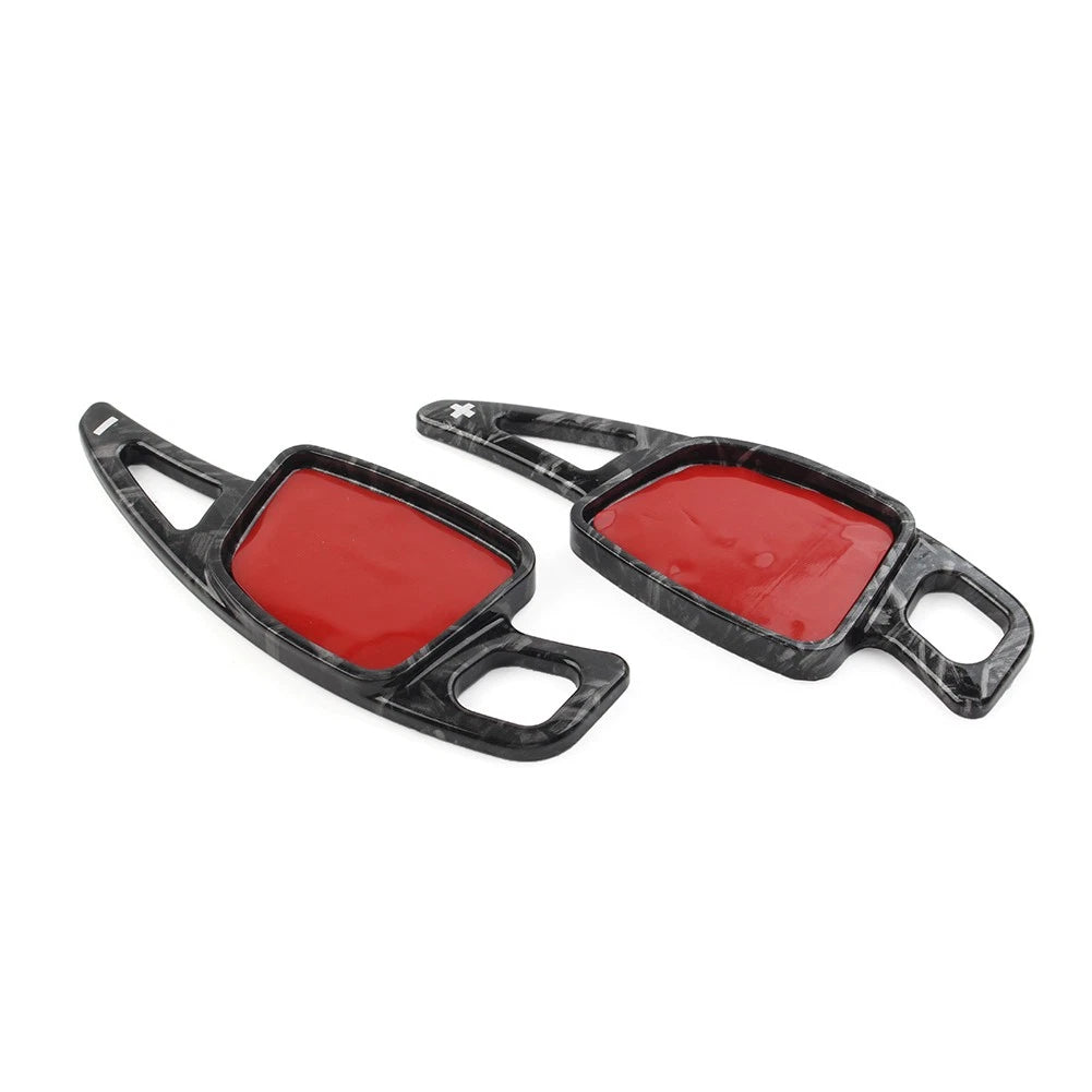 1 Pair ABS Steering Wheel Paddle Shifter Extension Fit Audi A3 A4 S4 A5 S5 A6 A7