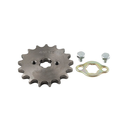 428 Chain 17mm 17T Front Sprocket For 110CC 125CC ATV Pit Dirt Quad Bike