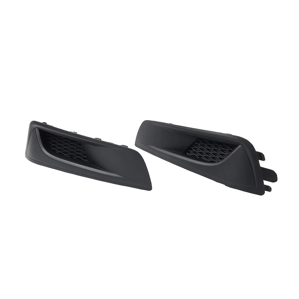 2pcs Front Bumper Fog Light Trim Bezel Cover Black For Subaru Legacy 2010-2012