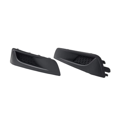 2pcs Front Bumper Fog Light Trim Bezel Cover Black For Subaru Legacy 2010-2012