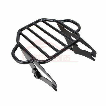 Detachable Tour Two Up Luggage Rack For Harley Road King Electra Glide 2009-2022