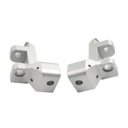 Motorbike Rider Foot Pegs Front Footpeg Lowering Kit For BMW R1200RT 2013 Silver