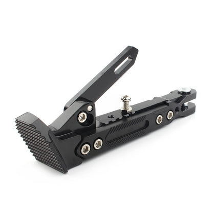 CNC Foot Support Side Stand Parking Leg Kickstand Adjustable Black Motorcycle US