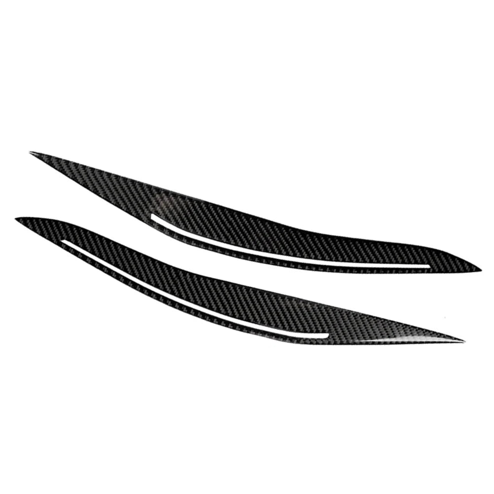 Car Headlight Eyebrows Eyelids Cover Trim For BMW 5 Series F10 Sedan 2014-2016