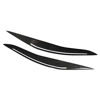 Car Headlight Eyebrows Eyelids Cover Trim For BMW 5 Series F10 Sedan 2014-2016