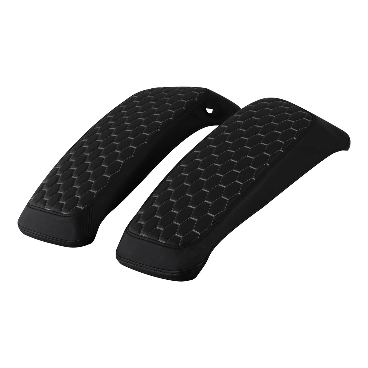 Black White Hard Saddlebags Lids Covers For Harley Electra Street Glide 14-23 22