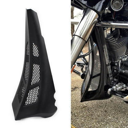 Tall Chin Spoiler Scoop Stretched For Harley Street Road Glide 2014-22 Matte Blk
