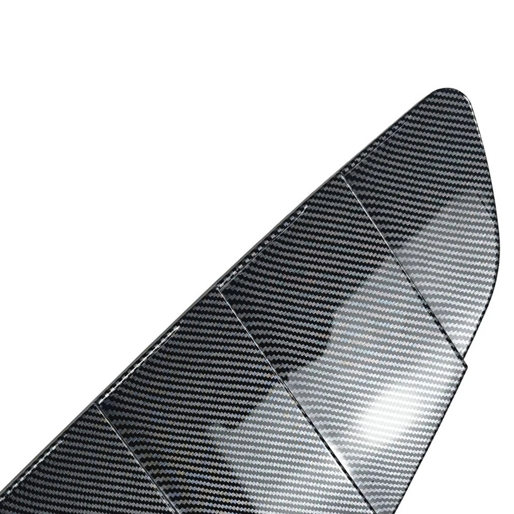 2pcs ABS Rear Side Quarter Window Louvers Cover For Ford Mustang 2015-2023