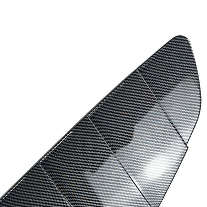 2pcs ABS Rear Side Quarter Window Louvers Cover For Ford Mustang 2015-2023