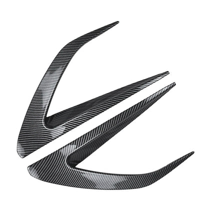 Front Bumper Side Air Vent Trims For Mazda MX-5 ND Miata 2016-2025 Carbon Fiber