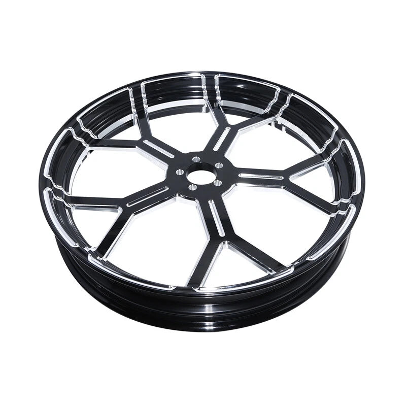 26 X 3.5'' Front Wheel Rim W/ Single Disc Hub Fit For Harley Electra Glide 97-21