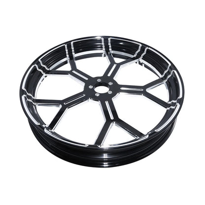 26 X 3.5'' Front Wheel Rim W/ Single Disc Hub Fit For Harley Electra Glide 97-21
