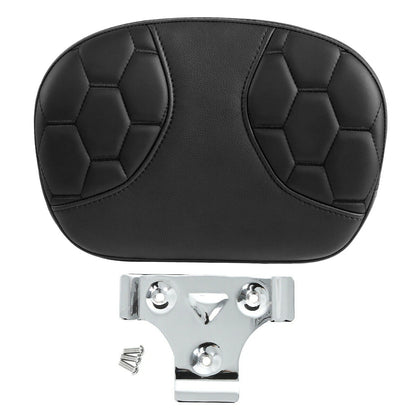 Rear Sissy Bar Backrest Pad Fit For Harley Electra Street Glide Softail Fat Bob