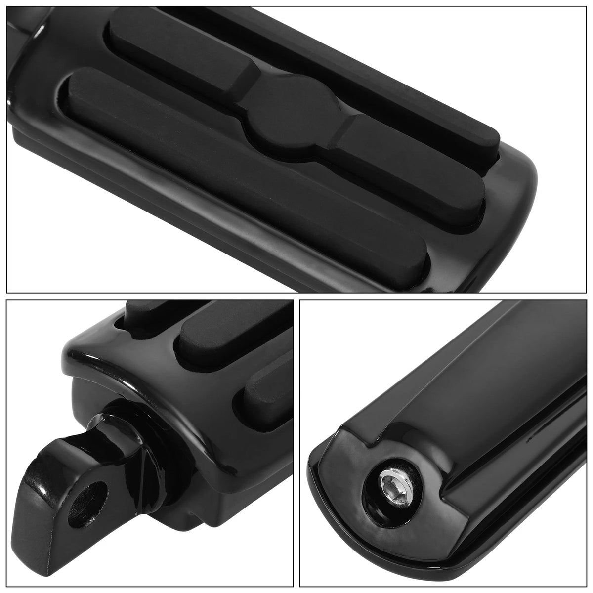 Foot Pegs Rest Male Mount Fit For Harley Touring Electra Street Road Glide Black