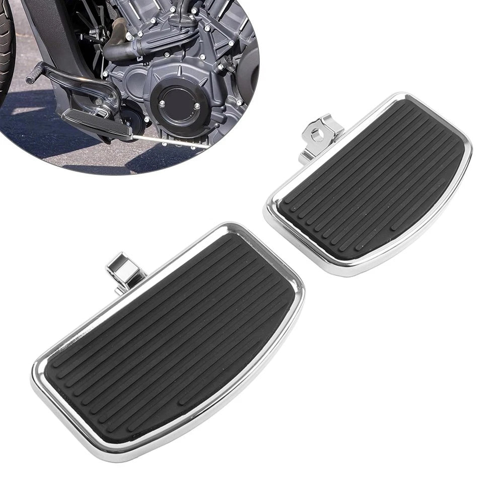 2xAluminum Rider Footboard Front Footpegs Fit Indian Scouts Sixty Bobber 2015-24