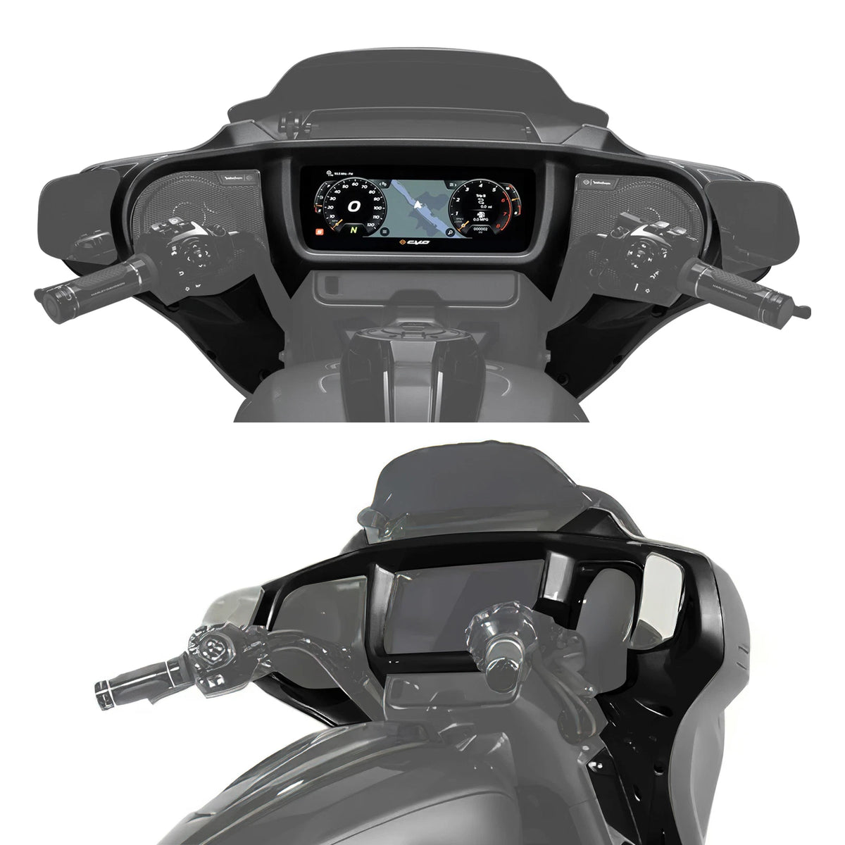 Vivid Black Inner Fairing Cover For Harley CVO Street Glide FLHXSE 2023-2025 23