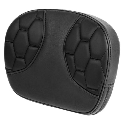 Rear Sissy Bar Backrest Pad Fit For Harley Electra Street Glide Softail Fat Bob